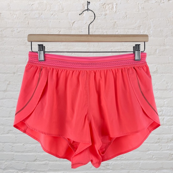 lululemon athletica Pants - RARE Lululemon Split Second Short *Lined In Alarming (Coral Orange)
